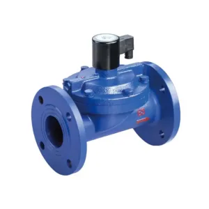 DF reeks flens direk werkende solenoïde klep met gietyster