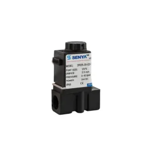 2P series nylon compact small port size solenoid valve with bottom mounting