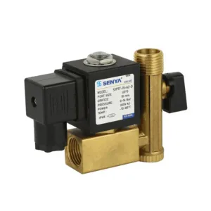 SYPT series direct acting water drain valve with timer