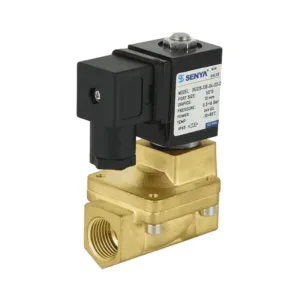 PU225 pilot operated brass solenoid valve with max 16 bar pressure resistant