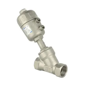 SNAJ series full stainless steel angle seat valve with PTFE seals