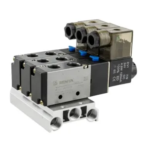 SU series 5/2 ways manifold type directional valve with integrated form