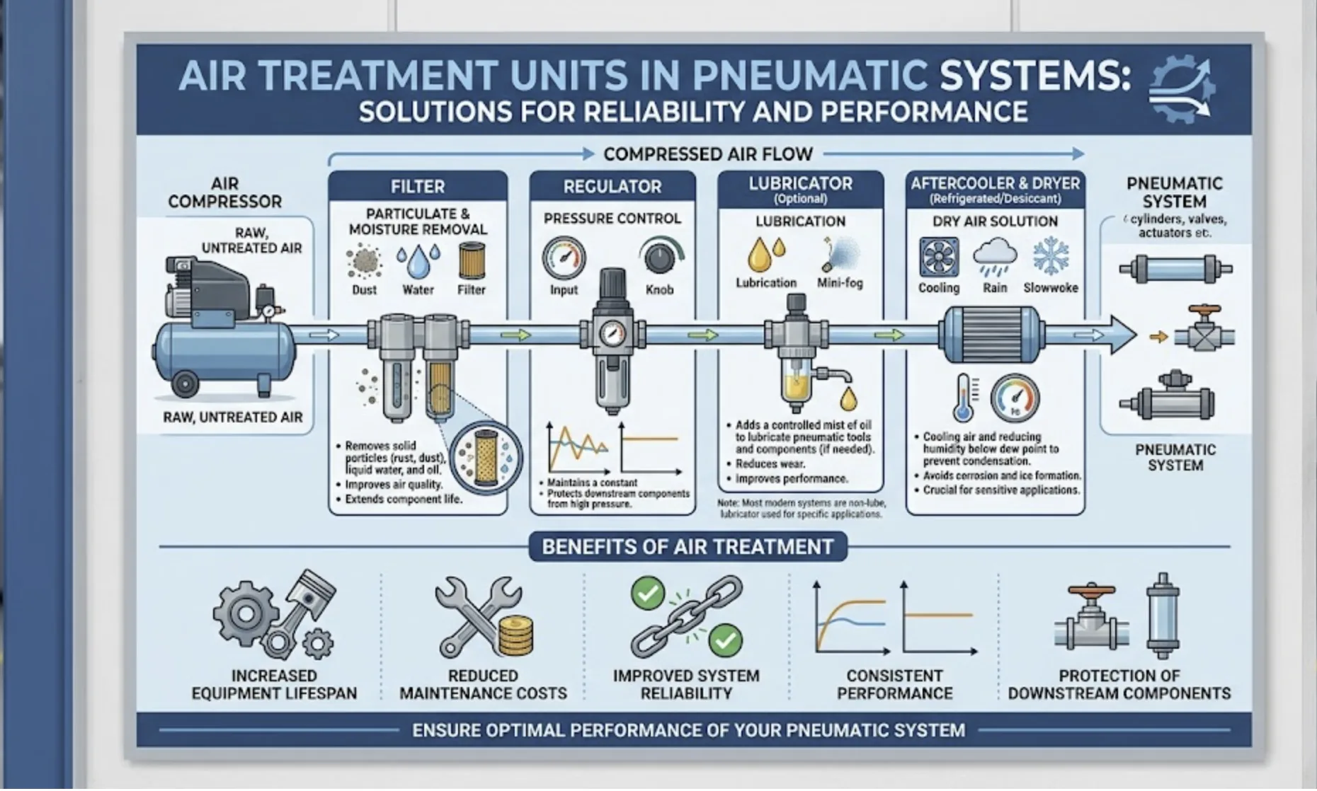 Pneumatic service units