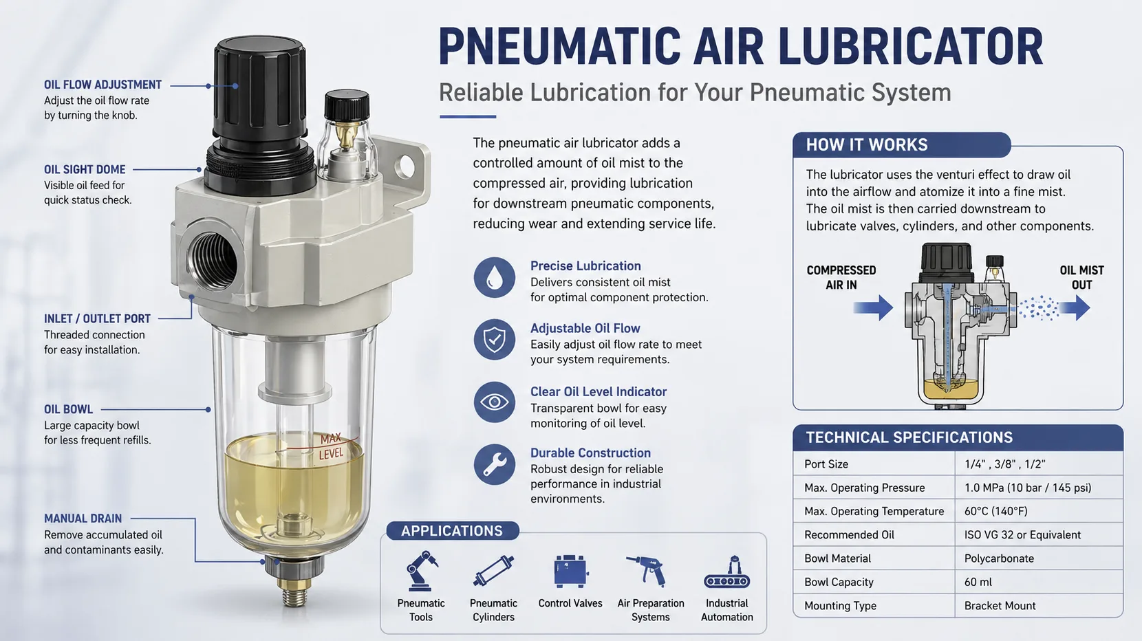 How to Lubricate Pneumatic Cylinders: Complete Maintenance Guide for Longer Service Life